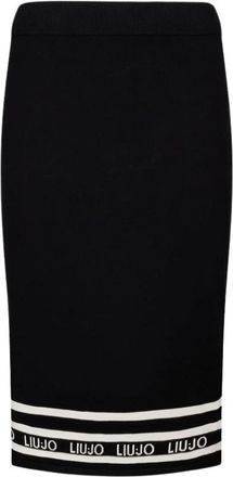 Liu Jo Rokken, Dames, Zwart, S, Midi Rokken