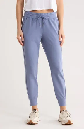 Yogalicious PolarLux Maya Illusion Fleece Joggers in Symphony Blue at Nordstrom Rack, Size X-Large
