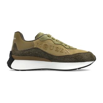 Alexander McQueen Sprint Runner Sneakers - Shoes - Hombre - Verde - 41 1/2 EU