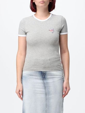Diesel T-shirt girocollo in cotone stretch