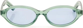 Retro Superfuture Parola Zonnebrillen - Heren - Zonnebrillen - Groen - ONE Size - Accessoires
