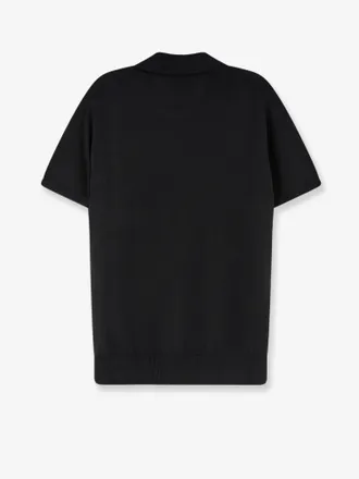 Alpha Studio Mens Cotton Polo Shirt Black T-shirts And Polos