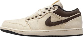 Nike Nike Mens Air Jordan 1 Retro Low OG Shoes, Pale Ivory/Off Noir/Baroque Brown, 3.5