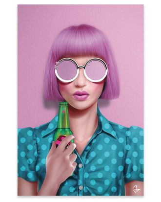 iCanvas Icanvas Magic Potion Print On Acrylic Glass By Giulio Rossi