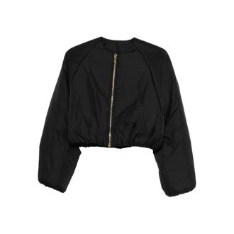 Alaia Pleated Bomber Jacket