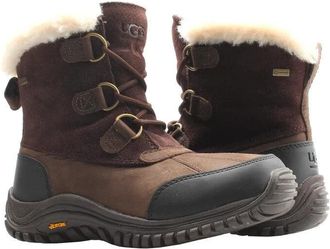 UGG Ostrander 1008125-STT Womens US 6 Stout Leather Waterproof Boots GBNC456