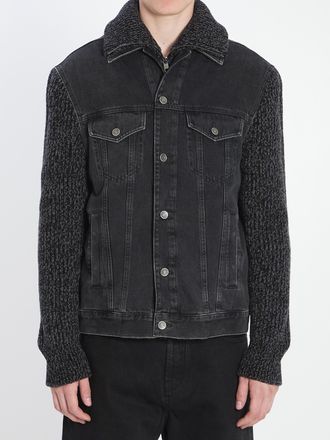 Dolce & Gabbana Mens Denim Jacket - Dark Grey - Size EU 50 (Mens)