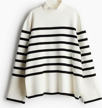 H&M Pullover mit Turtleneck - White