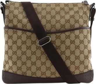 Gucci Pre-owned Vintage Schoudertas - Dames - Vintage Schoudertas - Beige - ONE Size - Vintage