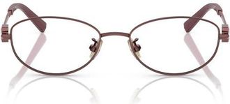 Tiffany & Co. 52mm Oval Optical Glasses in Burgundy at Nordstrom