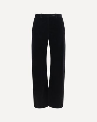 Khaite Hunter velvet Pants Female 4