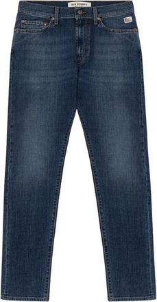 Roy Rogers Donkere wassing slim fit denim jeans - Heren - Slim Fit Jeans - Blauw - W40 - Denim - Jeans