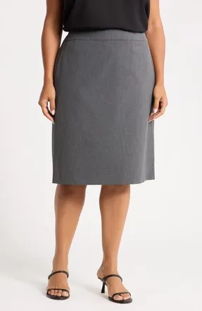 Kasper Pencil Skirt in Modern Charcoal at Nordstrom, Size 20W