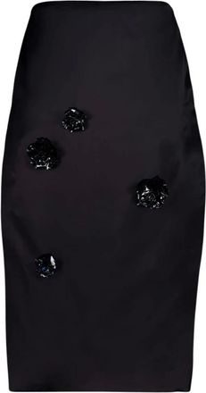 Casablanca Dames, Rokken, Zwart, Maat: 2XS Satijn