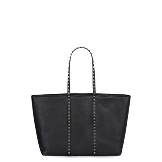 Valentino Garavani Shopping Rockstud Leather Bag