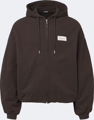 Jacquemus Felpa con cappuccio Corso in cotone