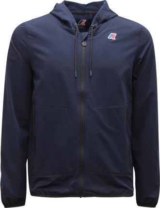 K-Way Jourdain Travel Jacket - Heren - Zomerjassen - Blauw - S - Polyester - Jassen