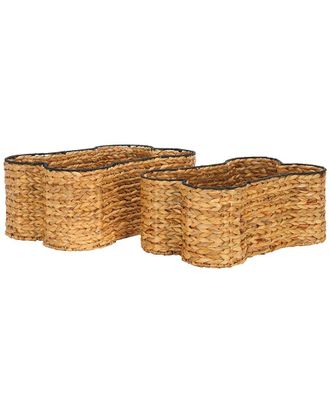 Safavieh Wulfric Set Of 2 Dog Bone Baskets