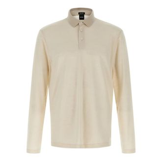 HUGO BOSS Hombre, Camisetas, Beige, Talla: L