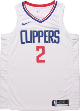 Nike NBA Quick Dry Sports Basketball Jersey/Vest SW Fan Edition 2020 Season Los Angeles Clippers Leonard 2 White CW3594-100