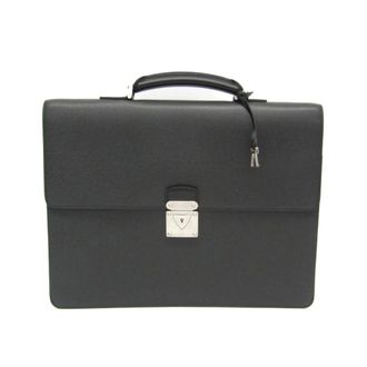 Louis Vuitton Robusto 1 Taiga Leather Black Leather Briefcase Bag (Pre-Owned)