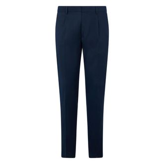 Moorer Uomo, Pantaloni, Blu, M, new