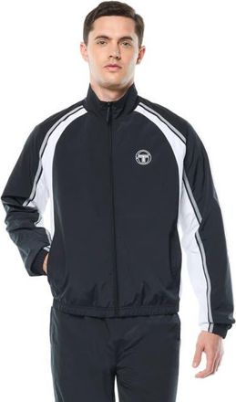 Sergio Tacchini Fico Track Jacket in Black Beauty at Nordstrom, Size Xxx-Large
