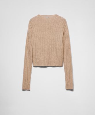 Prada Cropped Re-Cashmere sweater