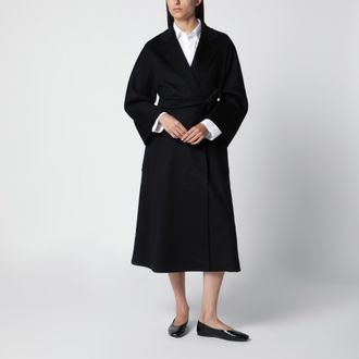 Max Mara Black Ludmilla Icon Coat in cashmere