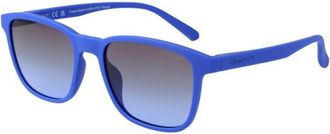 GANT Plastic Zonnebril met UV-bescherming - Heren - Zonnebrillen - Blauw - ONE Size - Accessoires