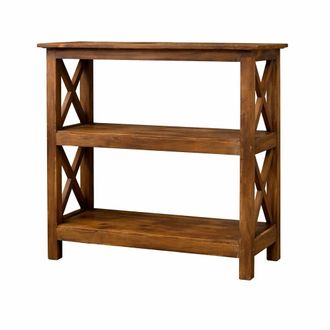 OEM Estanter&iacute;a R&uacute;stica De Madera - Multifuncional, S&oacute;lida, Hecha A Mano, 92x93x35 Cm