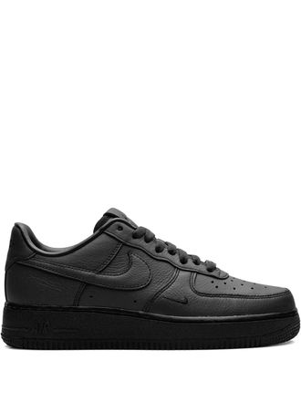 Nike Air Force 1 Low Black/Black/Black sneakers - men - Calf Leather/Calf Leather/Rubber - 12