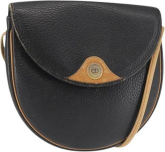 Dior Pre-owned Cross Body Bags, female, Black, Size: ONE SIZE Pre-owned Vintage Shoulder Bag