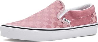 Vans Classic Slip-On Athletic Shoes Checkerboard Mauve : Mens 10.5 - Womens 12 Medium, Canvas