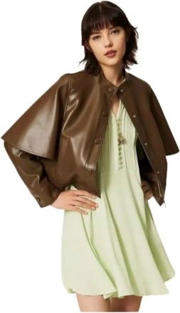 Twinset Mujer, Chaquetas, Marr&oacute;n, Talla: S