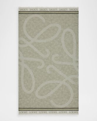 Loewe x Paula & apos;s Ibiza Anagram Cotton Pareo Scarf