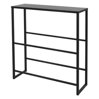 ML Design Ml-design Estante Para 6-8 Cajas De Bebidas De Acero Antracita Con Balda Superior 100x32x108,5 Cm Estanter&iacute;a De Pie Hasta 150 Kg Soporte Estable Y Rob