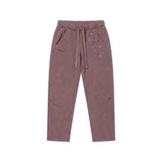 Freddy Pantaloni Sportivi da Donna con Strass Colorati