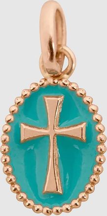 Gigi Clozeau Pendentif Croix R&eacute;sine Or