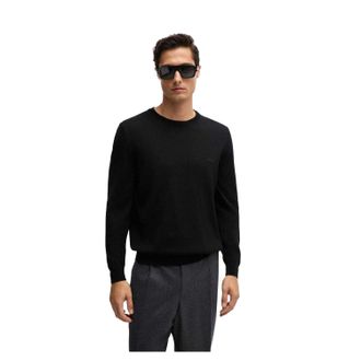 HUGO BOSS Gebreide herentrui Botto (Zwart)