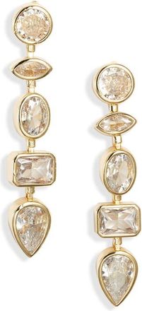 CHILD OF WILD Orion Cubic Zirconia Drop Earrings in Gold at Nordstrom