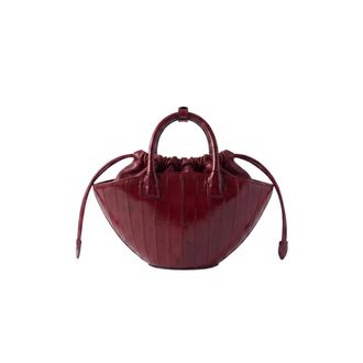 Biagini Le Mignon Panier - Dames - Tassen - Rood - Maat: ONE Size Leer