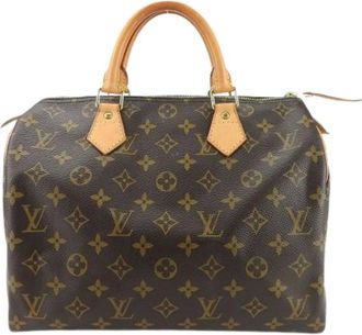 Louis Vuitton Pre-owned Handbags, female, Brown, Size: ONE SIZE Pre-owned Canvas handbags