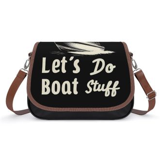 Generic Lets Do Boat Stuff Crossbody Bags for Women Shoulder Messenger Bag Purse Handbags