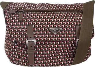 Prada Pre-owned Vintage Cross Body Bag - Dames - Vintage Schoudertas - Veelkleurig - ONE Size - Nylon - Vintage