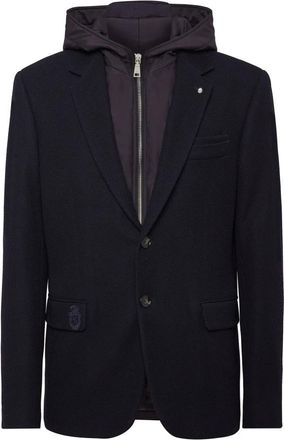 Billionaire Boys Club Jassen, Heren, Blauw, 4Xl, Katoen, Blazerjas met Hoodie