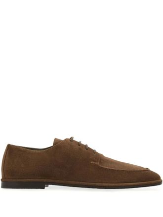 Ferragamo Su&egrave;de derby schoenen - Bruin