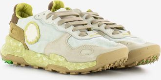 Satorisan Sneakers Chacrona in lino cloudy green