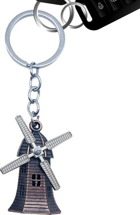 Generic Keychain Windmill,Dutch Keychain Windmill,Retro Keyring,Metal Keychain,Key Ring Chains Keyring Keychain Dutch Windmill Pendant For Women Men,Decoratio
