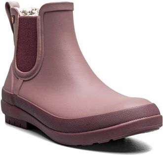Bogs Amanda II Waterproof Insulated Chelsea Rain Boot in Rose at Nordstrom, Size 10
